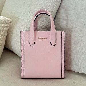 Kate Spade Manhattan Mini Tote in Pink Leather NWOT
